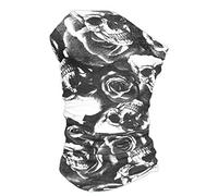 TrendyFashion Damen Sommer Ärmellos Bandeau Top Schlauchweste Top, Totenkopf Rose, 46-48