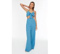 trendyol 2tlg. Outfit in Hellblau - Größe 38 | Damen Tops