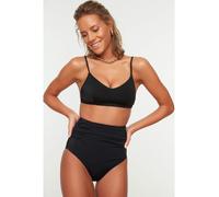 Trendyol Collection Schwarze Recovery Hipster-bikinihose Mit Hoher Taille für Damen - 40