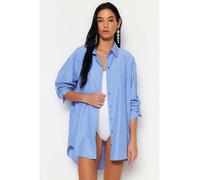 trendyol Bluse in Blau - Größe 40 | Damen Blusen