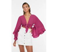trendyol Bluse in Fuchsia - Größe 36 | Damen Blusen