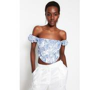 trendyol Bluse in Hellblau - Größe 36 | Damen Blusen