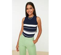 trendyol Blusentop in Dunkelblau - Größe S | Damen Blusen