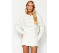 trendyol Cardigan in Creme - Größe M | Damen Pullover Cardigans