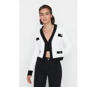 trendyol Cardigan in Creme - Größe M | Damen Pullover Cardigans