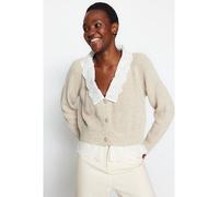 trendyol Cardigan in Sand - Größe L | Damen Pullover Cardigans
