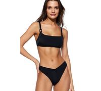 Trendyol Damen Bralette Knit Bikini Top, Schwarz, 40