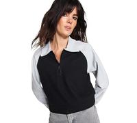 TRENDYOL Damen Damen Farbblock Lange Ärmel Regulär Sweatshirts Sweatshirt
