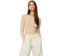 TRENDYOL Damen Damen Gerade Lange Ärmel Schlank die Bluse Blouse