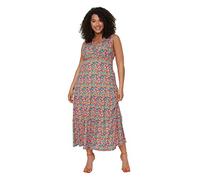Trendyol Damen Damenkleid Kleid, Normale Passform, Strick, Übergröße, Sehr bunt, XXXXXL