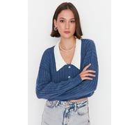 Trendyol Damen Farbblock Cardigan M