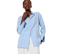 Trendyol Damen Gerade Lange Ärmel Plus Size Hemd