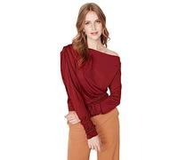 Trendyol Damen Gerade Lange Ärmel Regulär Bluse