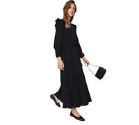 Trendyol Damen Gerade Maxi Lange Ärmel Lässig/Lässig Regulär Hijab-Kleid