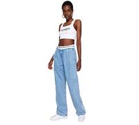 Trendyol Damen Gerade Weites Bein Hohe Taille Jeans
