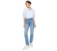 Trendyol Damen Herren Hoher Bund Bootcut & Flared Jeans, Blau, 40 EU