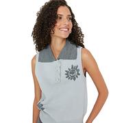 TRENDYOL Damen Jacquard Knitwear Sweater, Grau, M EU