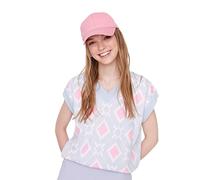 TRENDYOL Damen Jacquard Knitwear Sweater, Hellblau, S EU