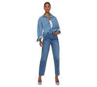 TRENDYOL Damen Jeans Trendyol Damen Gerade Mama Hohe Taille Jeans