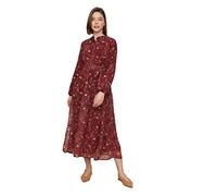 Trendyol Damen Kleid, bescheiden, Maxi, Skater, entspannt, gewebt, rot, 60