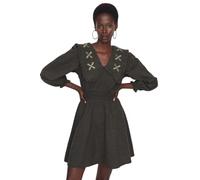 TRENDYOL Damen Mini A-line Regular Dress, Multi-color, 38 EU