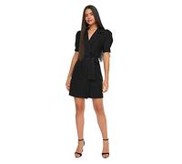 TRENDYOL Damen Mini-Blazer, Normale Passform, gewebtes Kleid, Schwarz, 36