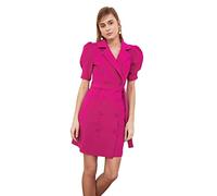 Trendyol Damen Mini-Blazerkleid, Normale Passform, gewebtes Kleid, Fuchsia, 40