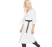 TRENDYOL Damen Mini Jersey Dress Relaxed Dress Kleid, Ecru, 36 EU