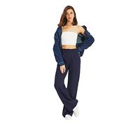 TRENDYOL Damen Offene -Gerader Hose Pants, Navy Blau, 38 EU