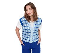 TRENDYOL Damen Patterned Knitwear Sweater, Light Blue, S EU