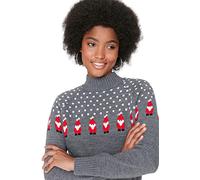 TRENDYOL Damen Pullover mit Rollkragen und Slogan Sweatshirt (1er Pack)