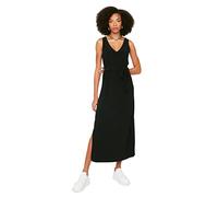 Trendyol Damen Regular Fit Mini-Strickkleid, A-Linie, Normale Passform, Schwarz, L