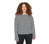 Trendyol Damen Regular Standard Rundhals Knit Plus Size T-Shirt Hemd, weiß, XXXXXL