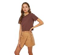 TRENDYOL Damen Seasonal Fashion Hemd, Brown, XS EU