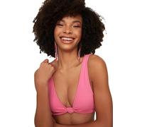 TRENDYOL Damen Strukturierter Knoten Detaillierter Bikini Top