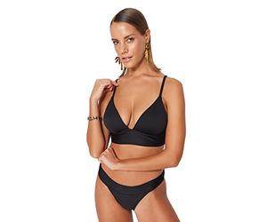 TRENDYOL Damen Texturierte Zurück Detaillierte Bikini-top Bikini Top