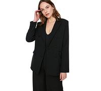 TRENDYOL Damen Trendyol Button Detaillierte Jacke Blazer Jacket Outdoor Blue Button Detailed Blazer Jacket