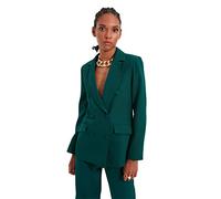 TRENDYOL Damen Trendyol Button Detaillierte Jacke Blazer Jacket Outdoor Blue Button Detailed Blazer Jacket