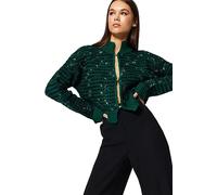 TRENDYOL Damen Trendyol Damen Gradient Lange Ärmel Regulär Strickjacke Cardigan Sweater Casual, Grün, M