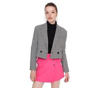 TRENDYOL Damen Trendyol Damen Mini A-linie A-linie Webstoffürock Skirt, Rosa, 42 EU