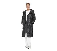TRENDYOL Damen Trendyol Damen Modest Regular Puffer Plain Webstoff Winterjacke Coat, Schwarz, 38 EU