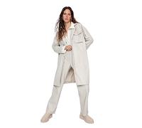 TRENDYOL Damen Trendyol Damen Regular Zweireihig Plain Webstoff Trenchcoat Coat, Greige, 34 EU