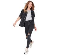 TRENDYOL Damen Trendyol Herren Hoher Bund Skinny Jeans, Schwarz, 36 EU