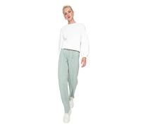 TRENDYOL Damen Trendyol Herren Mittlerer Bund Straight Jogginghose Sweatpants Normal Waist Knit Straight Indigo Sweatpants, Mint, XS