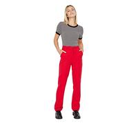 TRENDYOL Damen Trendyol Men's High Waisted Straight Trousers Pants, Rot, 42 EU