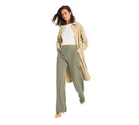 TRENDYOL Damen Trendyol Offene -Gerader Hose Pants, Helles Khaki, 36 EU