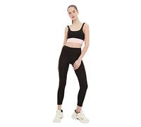 TRENDYOL Damen Trendyol -Roller Sportstrumpfn Yoga Pants Casual, Schwarz, M
