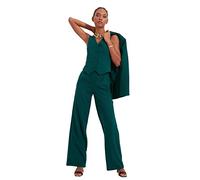 TRENDYOL Damen Trendyol Wide Leg Hose Pants, Grün, 38 EU