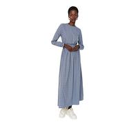 TRENDYOL Damen Trendyol Woman Basics Mini Blazerkleid Reverskragen Webstoff Kleid, Khaki, 38 EU