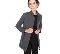 TRENDYOL Damen Trendyol Women's Regular Double Breasted Plain Woven Fabric Coat, Anthrazit, 38 EU